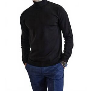 NEW YOUNG REPUBLIC isaac turtleneck sweater in black